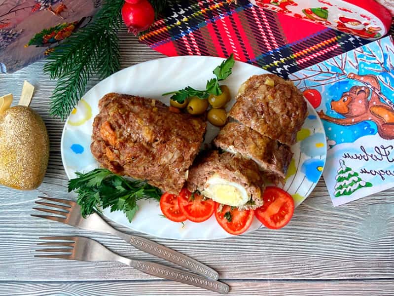Мясний рулет з фаршу з яйцем у духовці святковий та апетитний 2990216a92b2145640e01f4533e7752a Мясний рулет з фаршу з яйцем у духовці святковий та апетитний