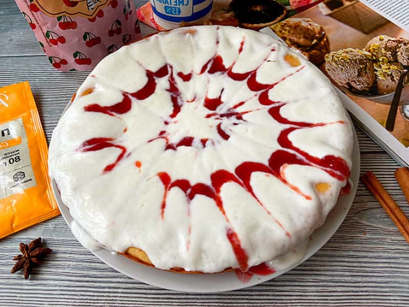 Молочний пиріг з кремом та джемом: рецепт з фото покроково 50ade3026fdf2cb49f44add377527309 Молочний пиріг з кремом та джемом: рецепт з фото покроково