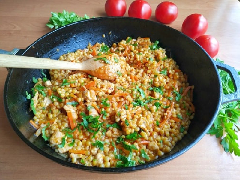 Паста Птітім (ізраїльський кускус) ТОП 9 рецептів з фото 9297cfc95344e3011720391a8e46fb45 Паста Птітім (ізраїльський кускус) ТОП 9 рецептів з фото