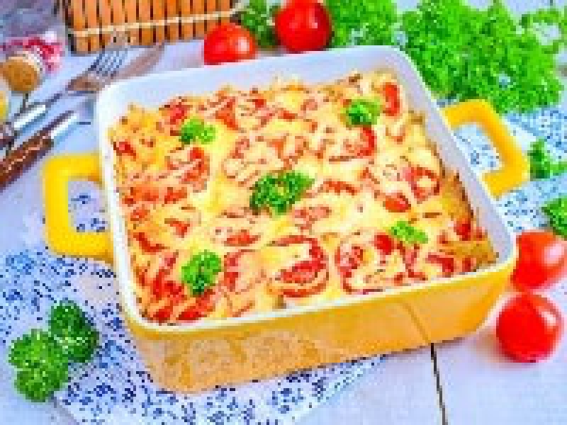 Грудка з картоплею, сиром, помідорами у духовці рецепт, фото dd01b1f03ace8feea8540d5258168163 Грудка з картоплею, сиром, помідорами у духовці рецепт, фото