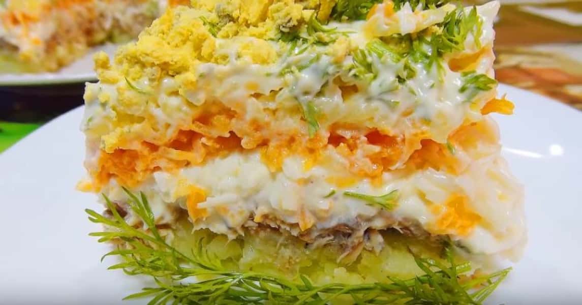 Салат Мімоза з рибними консервами 5 рецептів з покроковими фото 0a3932b0bf7b2be88d8a89cd58b09a24 Салат Мімоза з рибними консервами 5 рецептів з покроковими фото