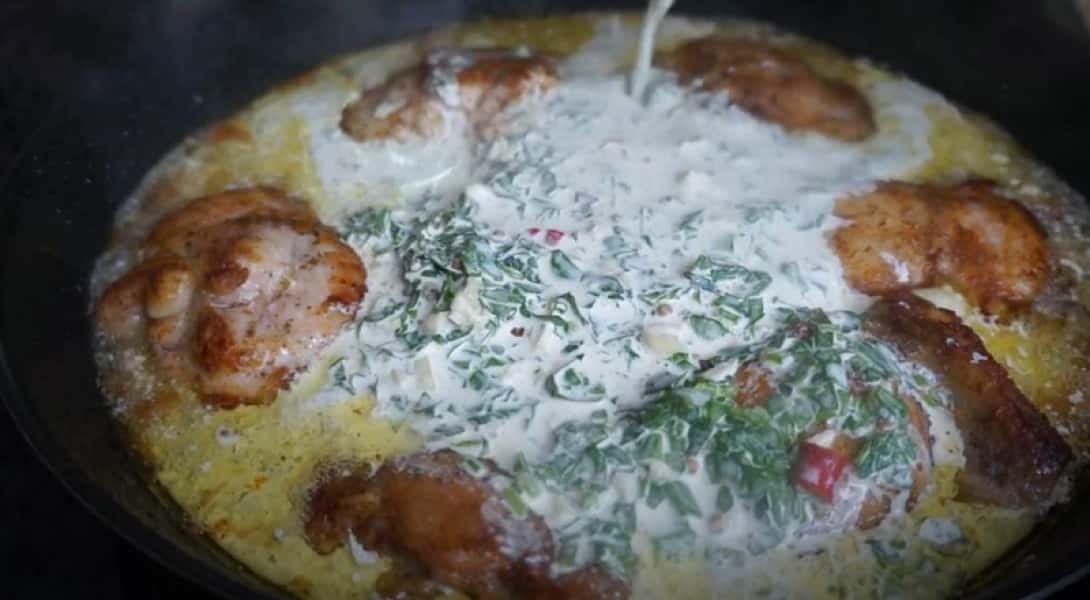 Курка у вершковому соусі на сковороді 8 рецептів, з покроковими фото 1316724e1548bad78bc72d8327701098 Курка у вершковому соусі на сковороді 8 рецептів, з покроковими фото