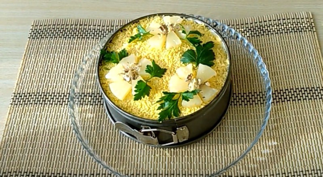 Салат з куркою та ананасом 7 класичних рецептів, з покроковими фото 4bf58756f18145ab1e0aa4e78f1cfbdd Салат з куркою та ананасом 7 класичних рецептів, з покроковими фото