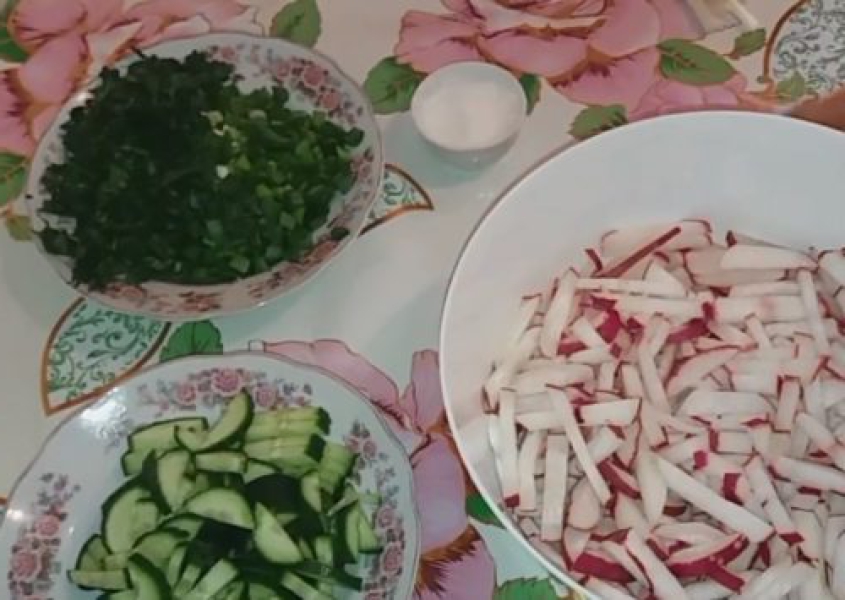 Смачні салати з редискою та огірком, з покроковими фото 66650d2215ee7d81b5fe2d6949d8997e Смачні салати з редискою та огірком, з покроковими фото