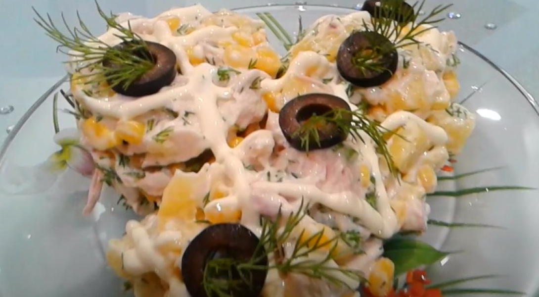 Салат з куркою та ананасом 7 класичних рецептів, з покроковими фото ddfd52dd3455131c4cb55f45a6bc63f8 Салат з куркою та ананасом 7 класичних рецептів, з покроковими фото